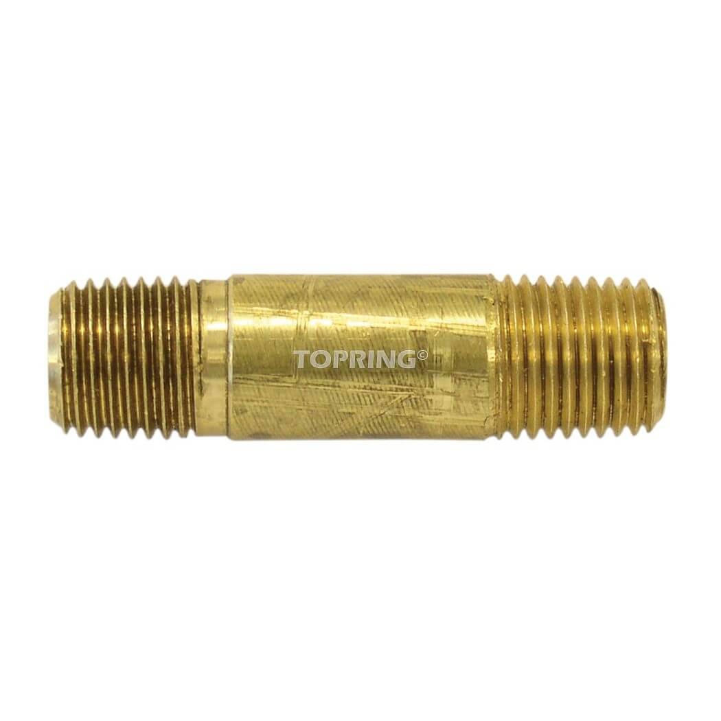 Topring 3/8"x1-1/2" Brass Nipple - wise-line-tools