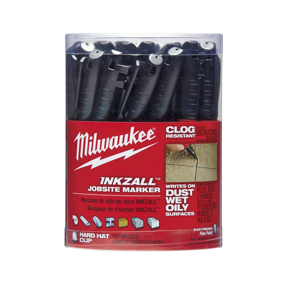Milwaukee 48-22-3100 - Inkzall Black Fine Point Marker