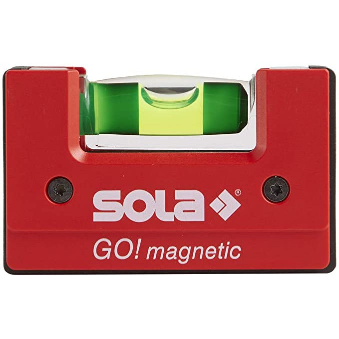 SOLA LSGOM  -  GO! MAGNETIC POCKET LEVEL W/CLIP, 3", 1 FOCUS-60 VIAL