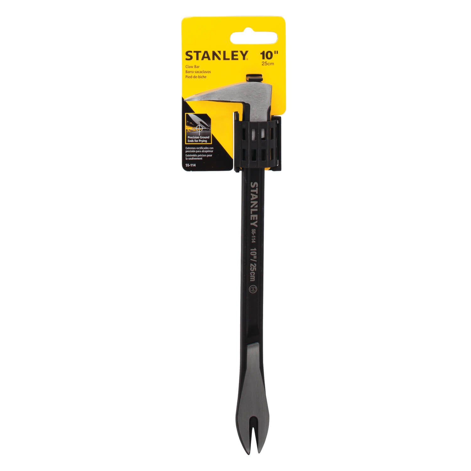 STANLEY  55-114   -  10 IN PRECISION CLAW BAR - wise-line-tools