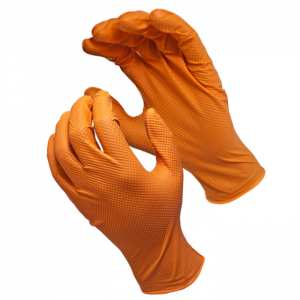 Monkeywrench 6 MIL Diamond Grip Orange 9"- XL - wise-line-tools