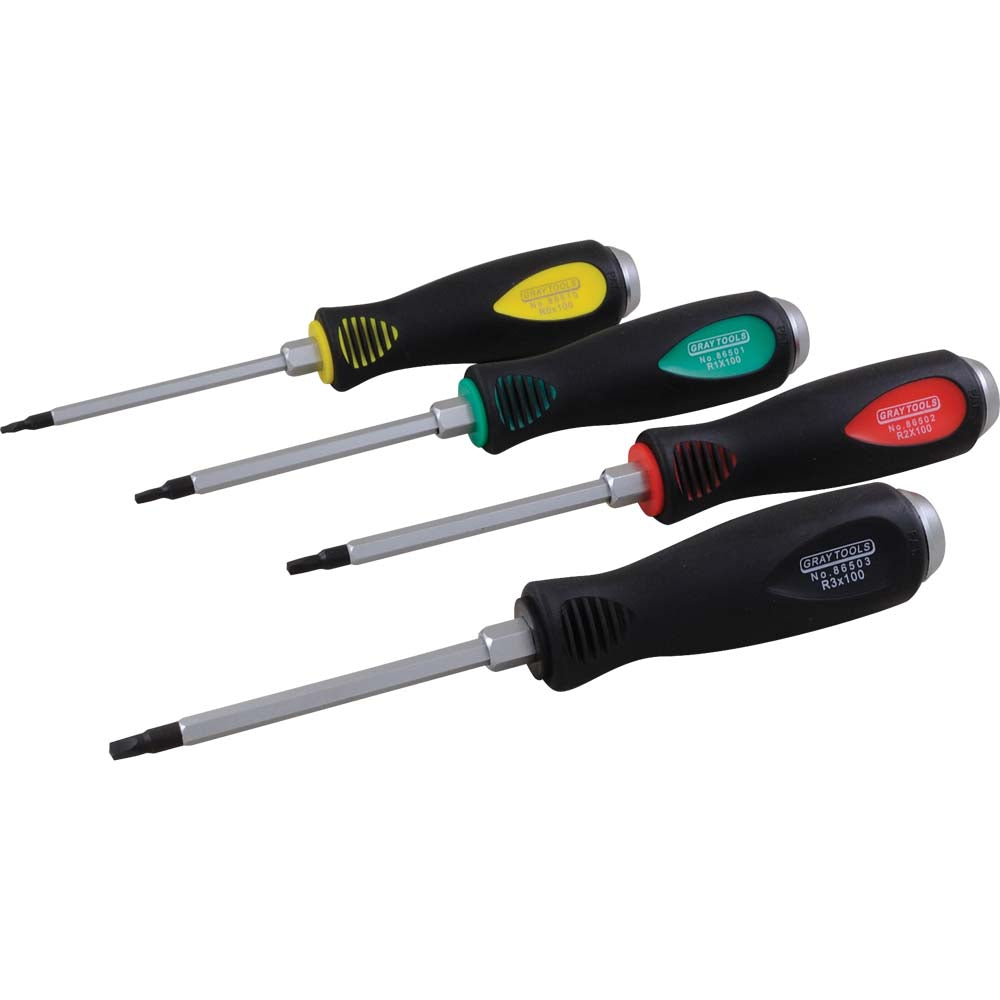 SDRIVER SET 4PC SQUARE RECESS - wise-line-tools
