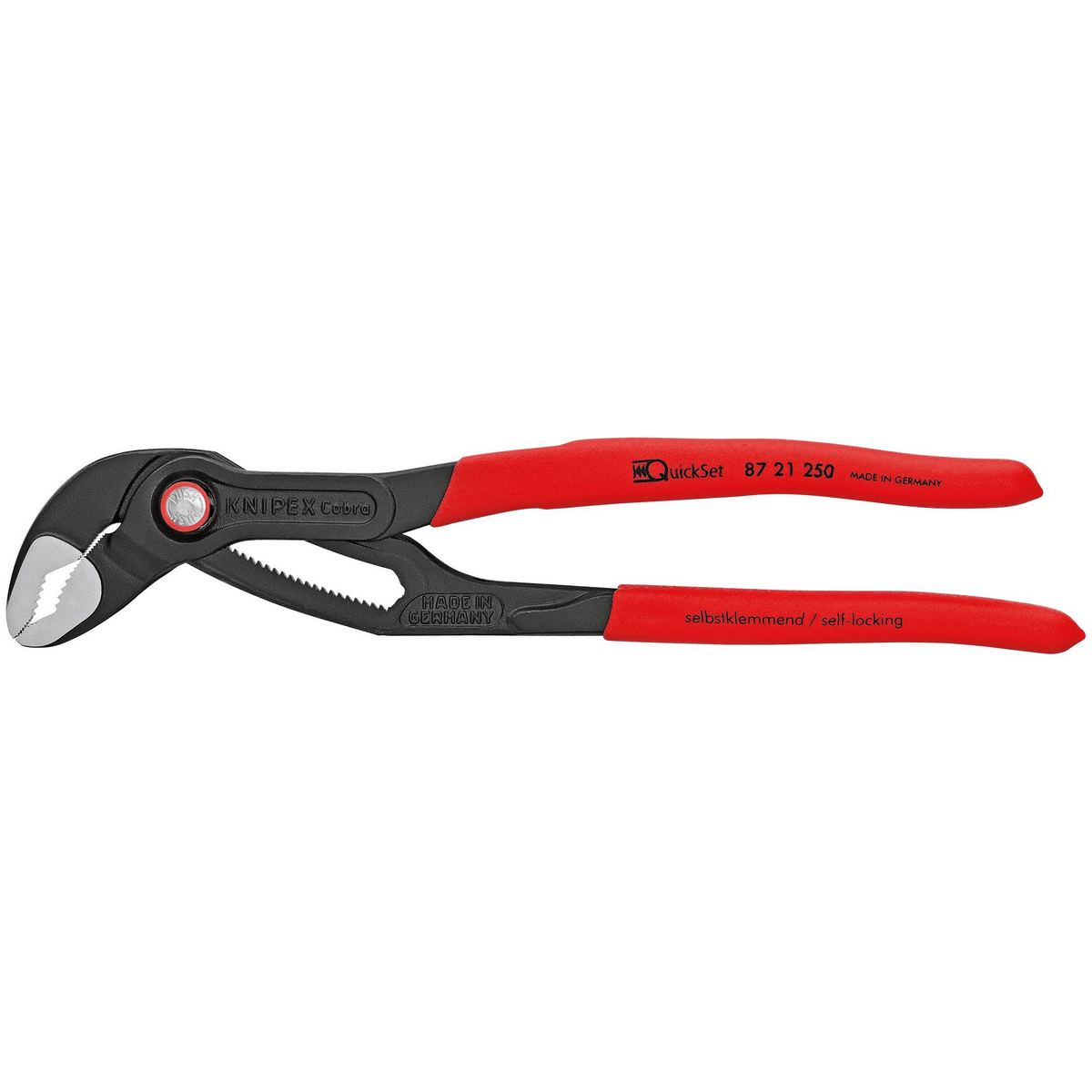 KNIPEX 87 21 250 Cobra Quick Set Water Pump Pliers - wise-line-tools