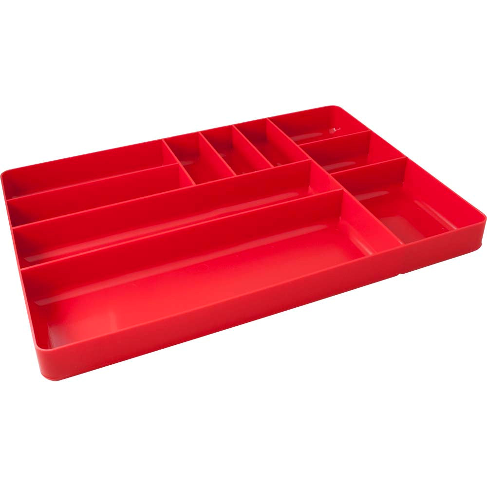 Gray GT-94702  -  TRAY ORGANIZER RED -10 COMPART