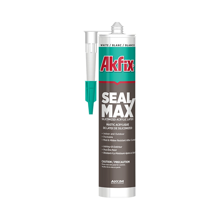 AKFIX AKSM310  -  SEAL MAX SILICONIZED ACRYLIC LATEX 310ML AKFIX