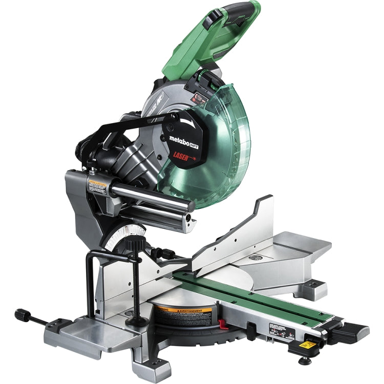 Metabo HPT C3610DRAM 36V Multi Volt 10" Dual Bevel Sliding Miter Saw With Wall Adapter - wise-line-tools