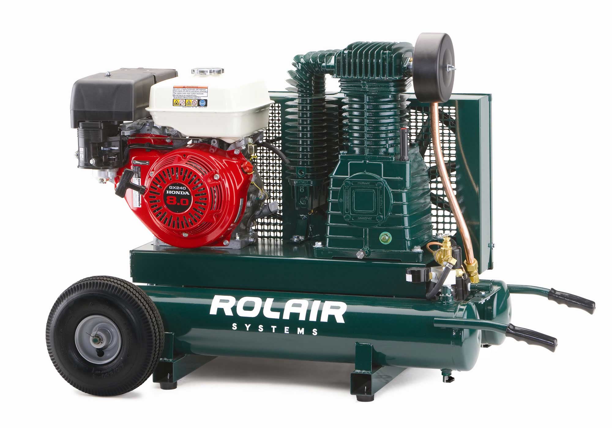 Rolair 8422HK30 Gas Powered Wheeled Air Compressor - wise-line-tools
