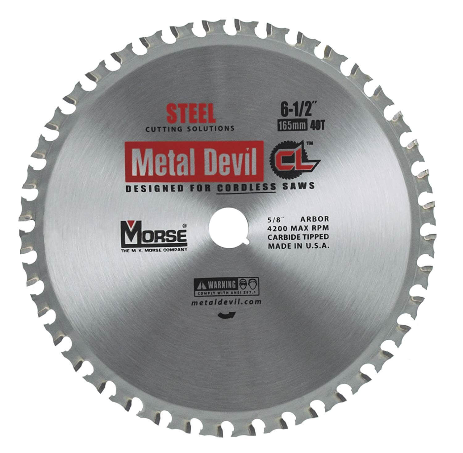 Morse 6-1/2" 40T Metal Cutting Saw Blade - wise-line-tools
