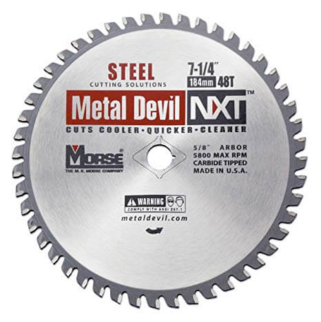 Morse 7-1/4" 48T Metal Cutting Saw Blade - wise-line-tools