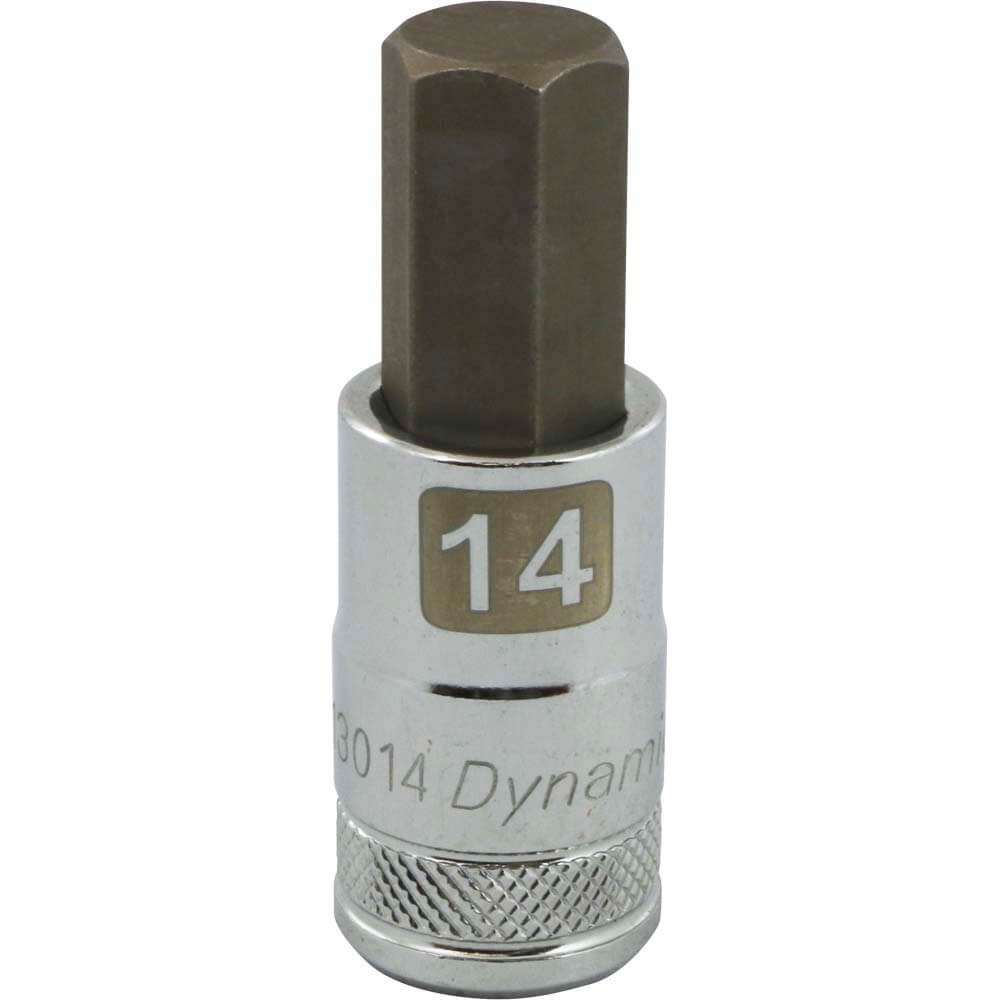 DYNAMIC 1/2" D BIT SKT HEX 14 MM - wise-line-tools