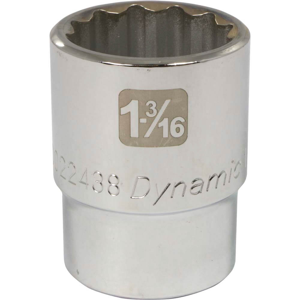 DYNAMIC 3/4" D 12 PT 1-3/16" CHR SKT - wise-line-tools