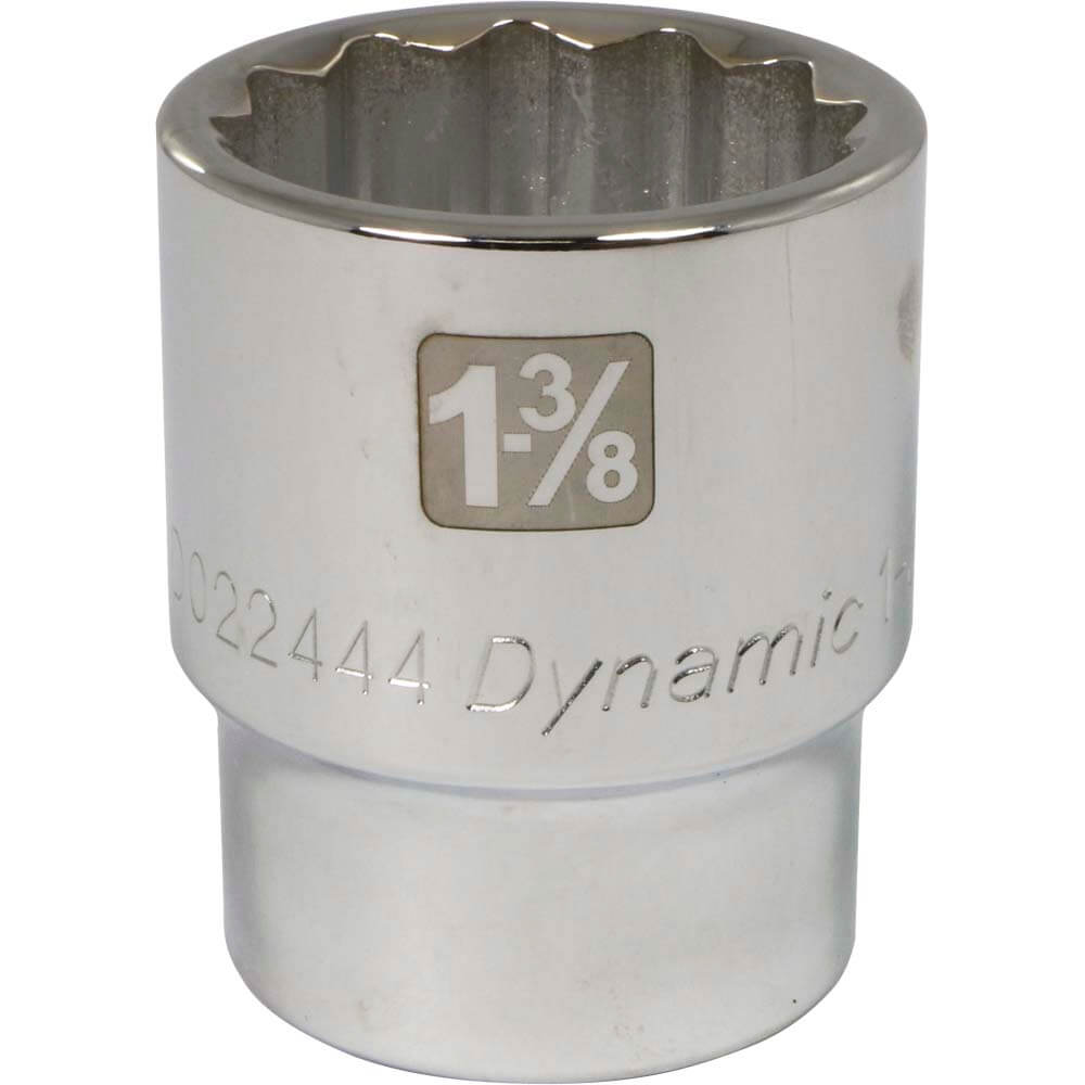 DYNAMIC 3/4" D 12 PT 1-3/8" CHR SKT - wise-line-tools