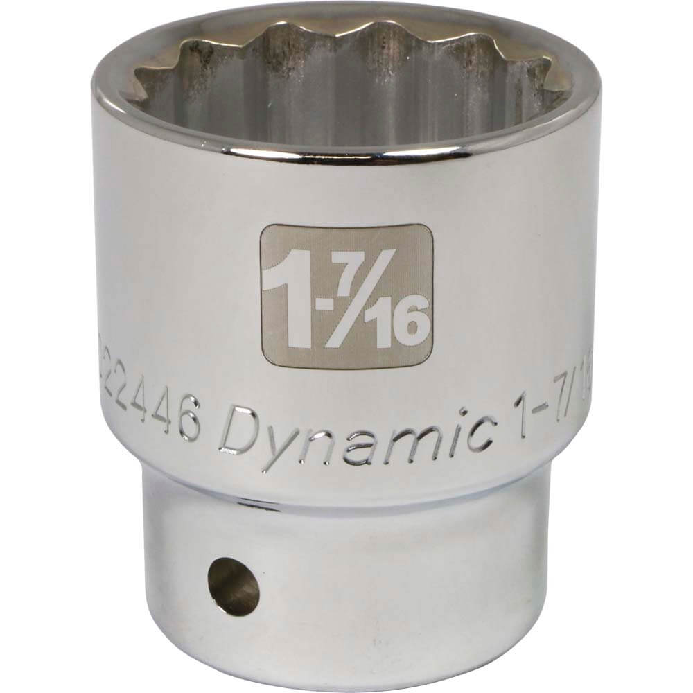 DYNAMIC 3/4" D 12 PT 1-7/16" CHR SKT - wise-line-tools