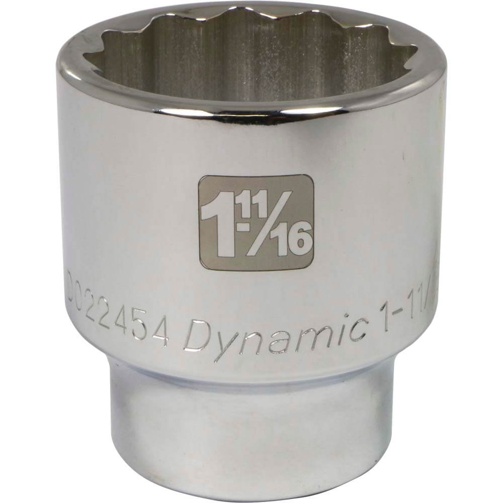 DYNAMIC 3/4" D 12 PT 1-11/16" CHR SKT - wise-line-tools