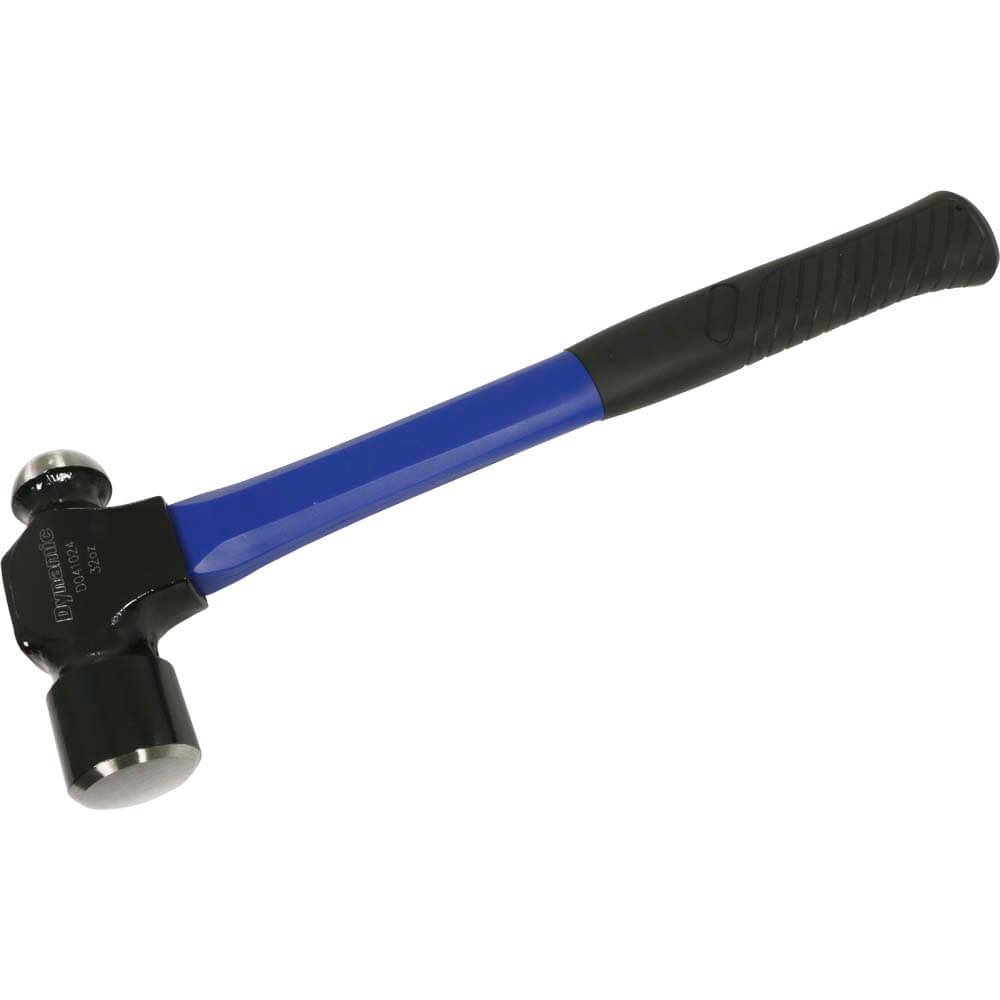 Dynamic D041024 32oz Ball Pein Hammer - Fiberglass Handle - wise-line-tools
