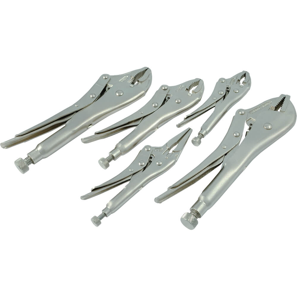 Dynamic 5 Piece Locking Plier Set - wise-line-tools