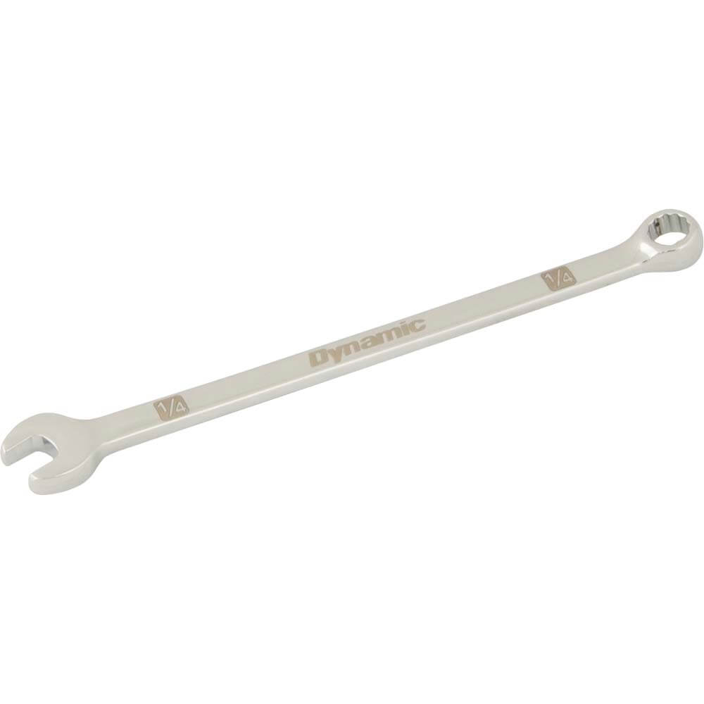 DYNAMIC 1/4" 12 PT COMB WRENCH CHR - wise-line-tools