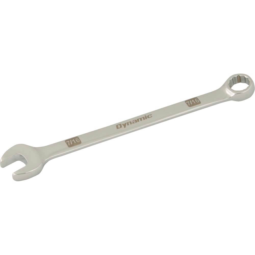 DYNAMIC 7/16" 12 PT COMB WRENCH CHR - wise-line-tools