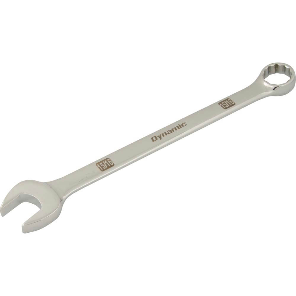 DYNAMIC 15/16" 12 PT COMB WRENCH CHR - wise-line-tools