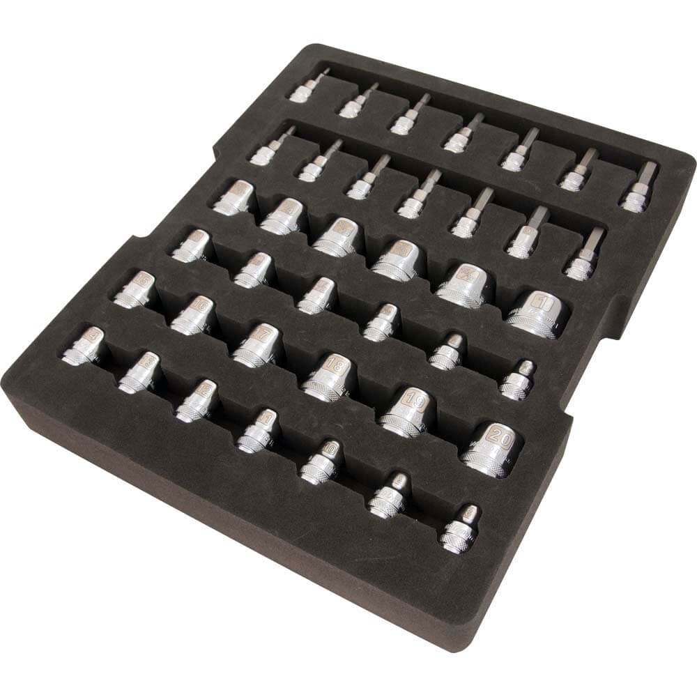 Dynamic 39pc 3/8" Drive Socket Tray - wise-line-tools