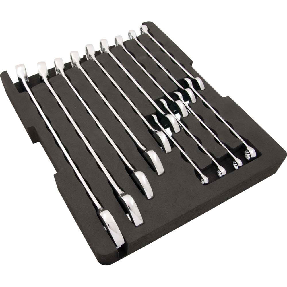 Dynamic 13pc SAE Combination Wrench Tray - wise-line-tools