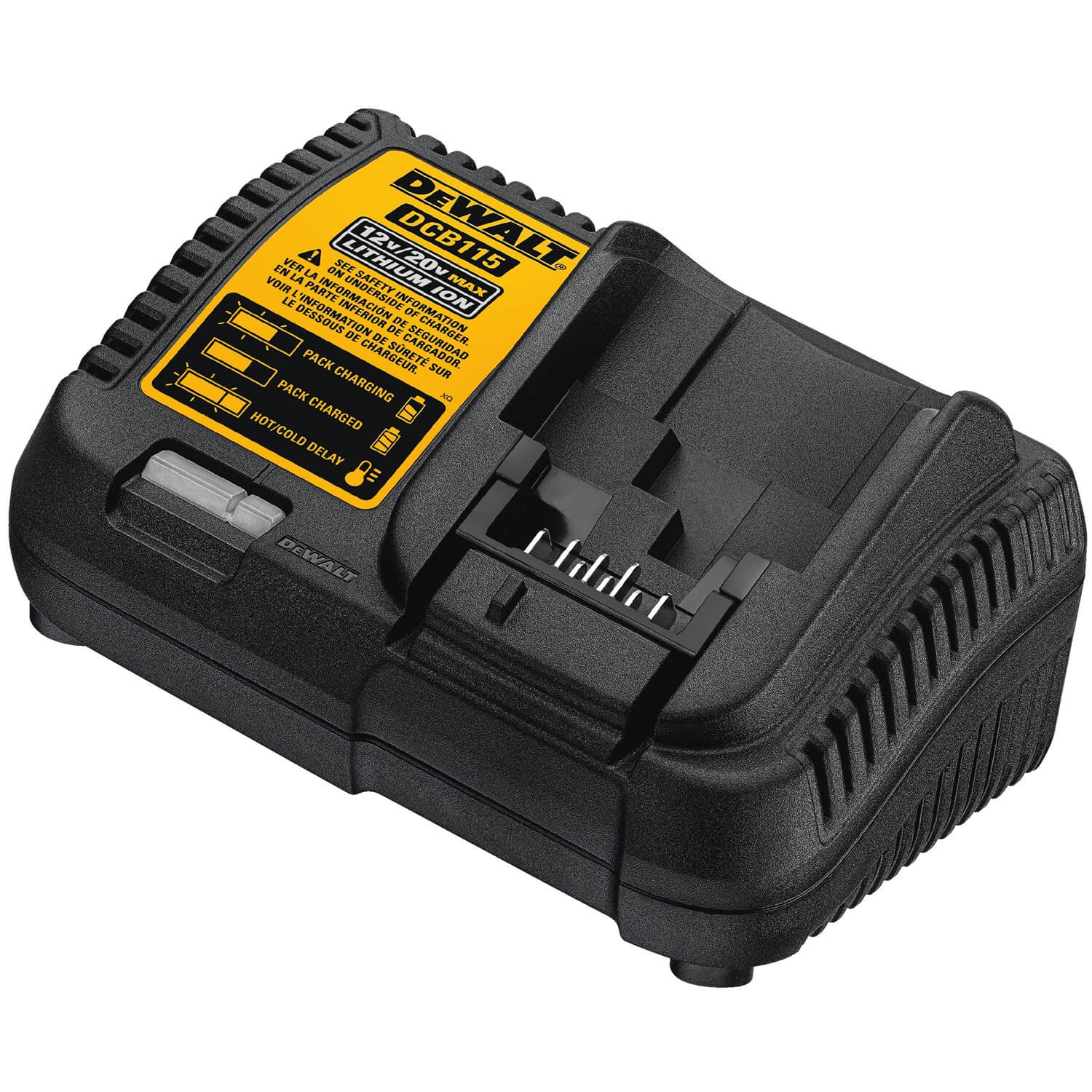 DEWALT DCB115 MAX Lithium Ion Battery Charger, 12V-20V - wise-line-tools