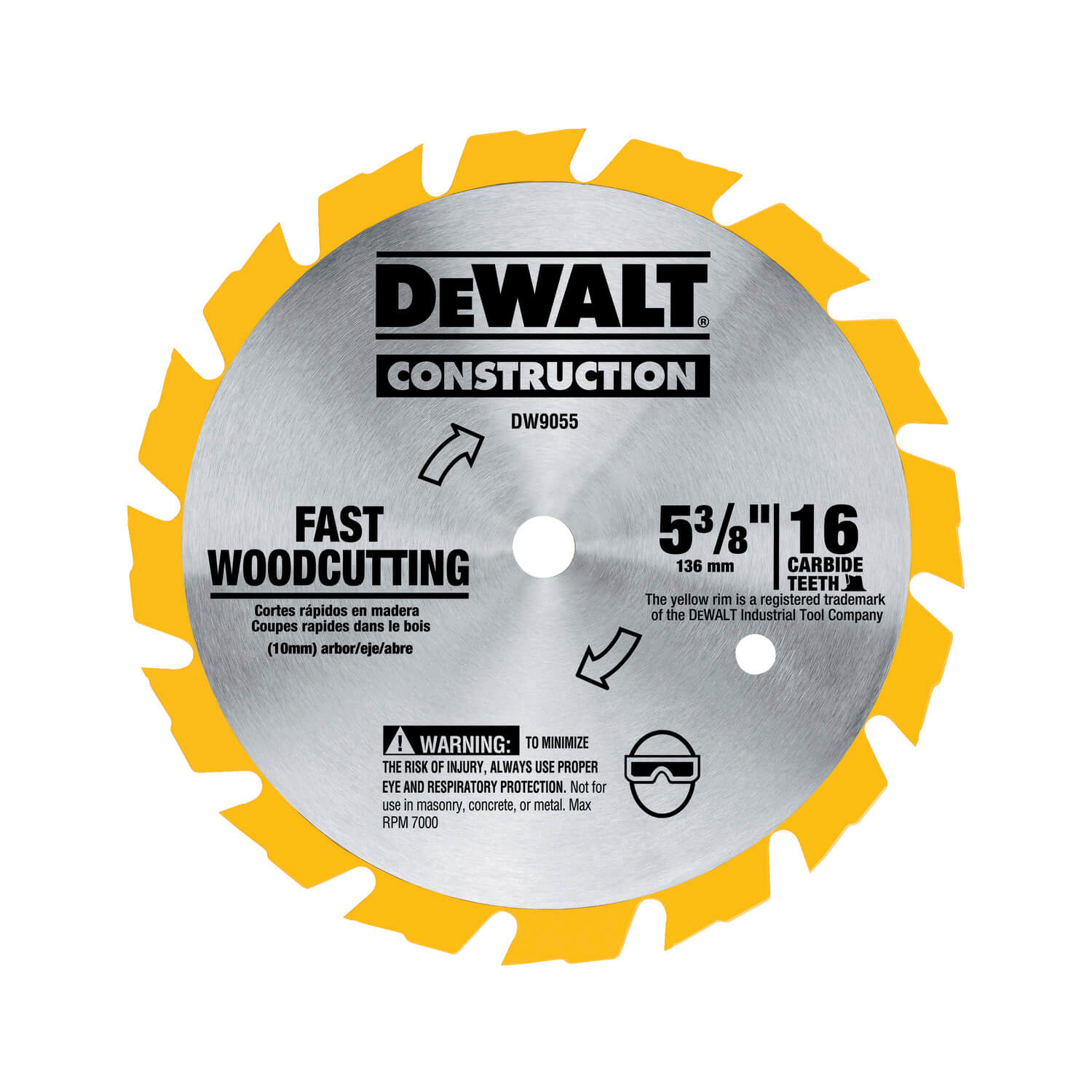 DEWALT  DW9055  SMALL DIAMETER CONSTRUCTION SAW BLADES - wise-line-tools