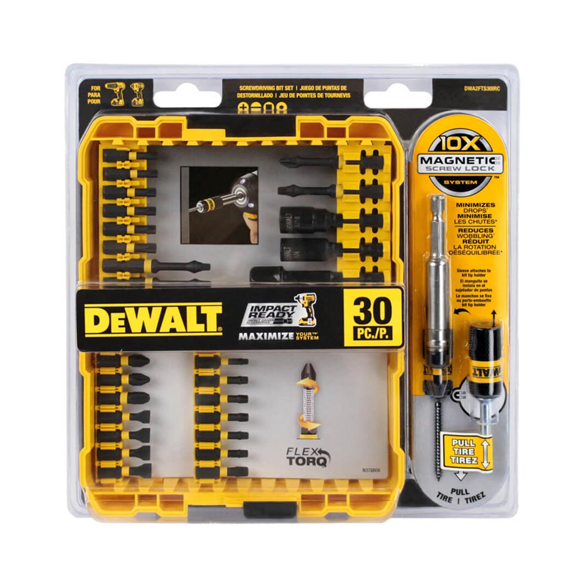 Dewalt DWA2FTS30IRC - 30 PC FLEX TORQ TWR OF 20 - wise-line-tools