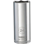 DeWalt DWMT96370OSP  -   1/2 DRIVE DEEP SOCKET-6 POINT-24MM DEWALT