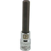 DYNAMIC 1/2" D BIT SKT HEX 12 MM LONG - wise-line-tools