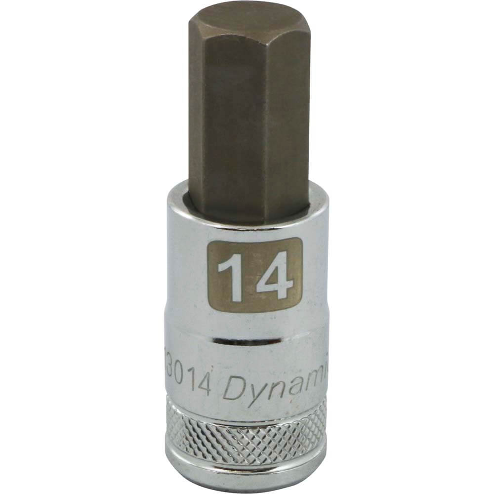 DYNAMIC 1/2" D BIT SKT HEX 14 MM - wise-line-tools