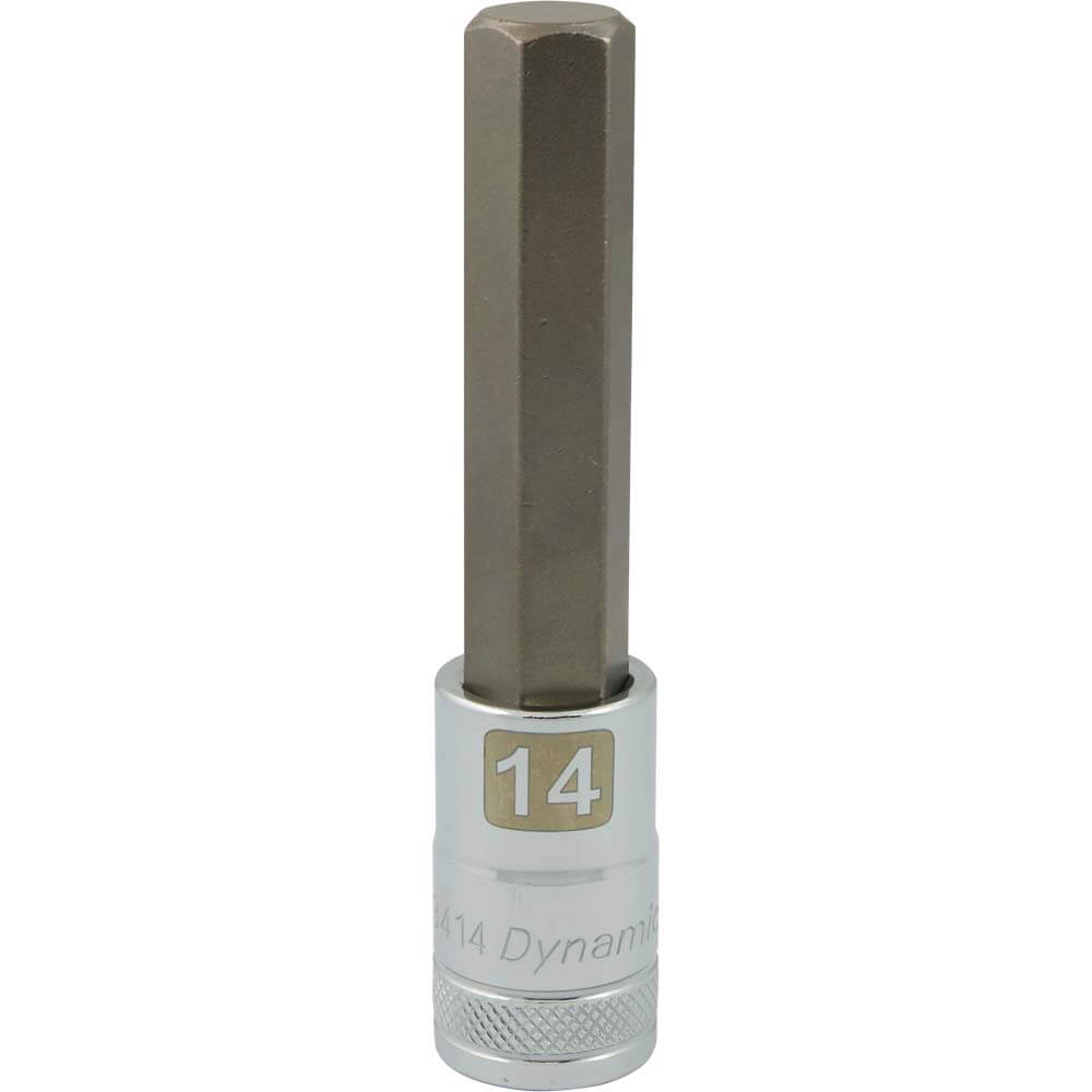 DYNAMIC 1/2" D BIT SKT HEX 14 MM LONG - wise-line-tools