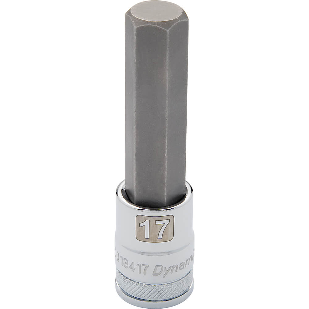 DYNAMIC 1/2" D BIT SKT HEX 17 MM LONG - wise-line-tools