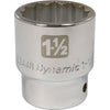 DYNAMISCH 3/4" D 12 PT 1-1/2" CHR SKT