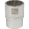 DYNAMIQUE 3/4" D 12 PT 1-3/16" CHR SKT