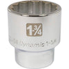 DYNAMIQUE 3/4" D 12 PT 1-3/4" CHR SKT