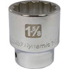 DYNAMIQUE 3/4" D 12 PT 1-5/8" CHR SKT