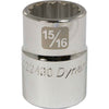 DYNAMIQUE 3/4" D 12 PT 15/16" CHR SKT