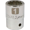DYNAMIQUE 3/4" D 12 PT 1" CHR SKT