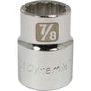 DYNAMIQUE 3/4" D 12 PT 7/8" CHR SKT