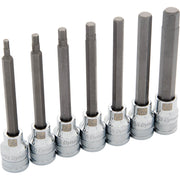 DYNAMIC 3/8" D 7 PC SAE LONG HEX SKT SET - wise-line-tools