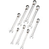 DYNAMIC GT-D076601 - 8 PC SAE REV COMB RATCHETING WRENCH SET