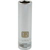 DYNAMIC GT-D008212 - 3/8" D 6 PT 12MM DEEP Chrome Socket