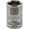 DYNAMIC GT-D008013 - 3/8" D 6 PT 13MM Chrome Socket