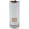 DYNAMIC GT-D008217 - 3/8" D 6 PT 17MM DEEP Chrome Socket