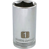 DYNAMIC GT-D008532 - 3/8" D 6 PT 1" DEEP Chrome Socket