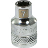 DYNAMIC GT-D008007 - 3/8" D 6 PT 7MM Chrome Socket