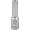 DYNAMIC GT-D008208 - 3/8" D 6 PT 8MM DEEP Chrome Socket
