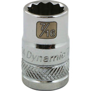 Dynamic 3/8" D 7/16" 12PT CHR SKT - wise-line-tools