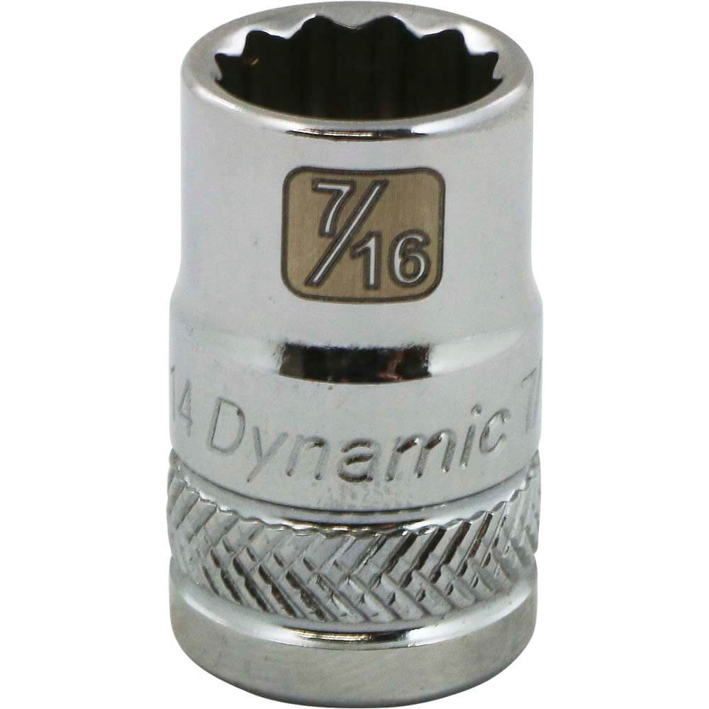 Dynamic 3/8" D 7/16" 12PT CHR SKT - wise-line-tools